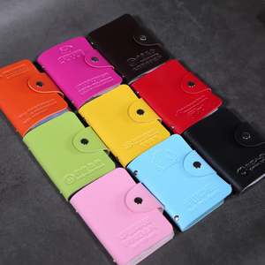 ที่ใส่บัตรเครดิต24บิต PVC กระเป๋าใส่นามบัตรความจุขนาดใหญ่ - Product Image 6