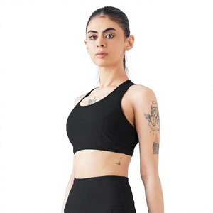 Copper Sports <b>Bra</b> with Front Zip Closure and Wide Straps for Women - Product Image 2
