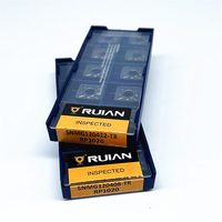 Plaquettes de coupe CNC de marque Ruian SNMG120408-TR-RP1020 en carbure de tungstène revêtues PVD, outils de tournage OEM haute dureté