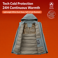 Veste imperméable à capuche unisexe à coque rigide avec rembourrage en coton intégré, coupe-vent, manteau d'hiver pour la randonnée, le camping et les activités de plein air