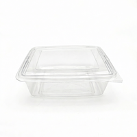 Emballage en blister PET, impression en relief, boîte en plastique recyclable pour gâteaux, aliments, gelée, hamburgers, aliments en conserve