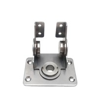 Charnière en acier inoxydable à double axe avec amortissement de couple, axe de rotation à arrêt libre, angle d'ouverture de 180° pour la surveillance des caisses enregistreuses