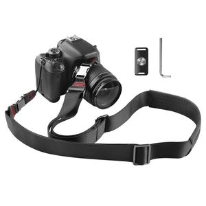 Custom 3.2cm Wide Adjustable Nylon Leather Cowboy <b>Camera</b> Shoulder Strap Modern Style for DSLR - Product Image 1