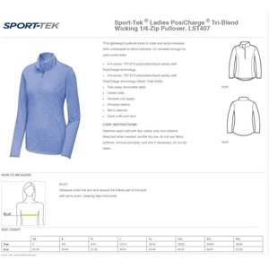 2025 LST407 Custom 1/4 <b>Zip</b> Pullover for Ladies Ladies' Promotional Tri-Blend Hoodie with Your Own Text Logo <b>Stitching</b> - Product Image 5