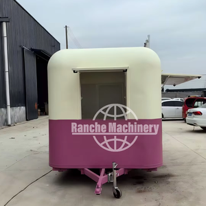 Chariot de concession de pizza de camion de nourriture remorque de crème glacée remorque de nourriture avec les équipements complets de cuisine - Product Image 1