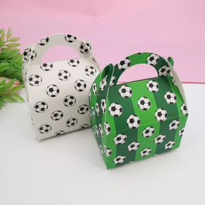 Football Candy Box Kids Birthday Favor Gift Box Soccer Party Supplies Baby Shower Party Decor