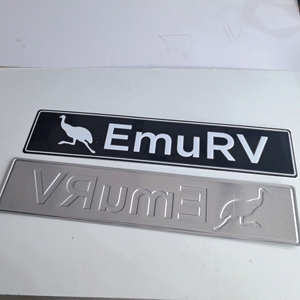 Tùy chỉnh Nhôm dập nổi tên nơi 3D xe dấu hiệu kim loại Đăng tấm cho mục đích trang trí - Product Image 6
