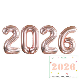 ชุดลูกโป่งดิจิทัลขนาด 32 นิ้ว 40 นิ้ว ปี 2026 สำหรับงานฉลองวันส่งท้ายปีเก่า งานปาร์ตี้ และตกแต่ง - Product Image 6