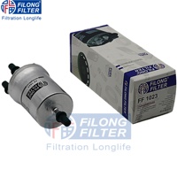 فلتر وقود ألومنيوم من شركة FILONG لسيارات فولكس فاجن طراز FF-1023 WK69/2 KL156/3 6Q0201051A/C (4.0 بار، PP836/4 G10147 H155WK)