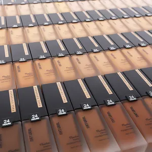 Alle 154 Kleur Vloeibare Foundation Gezicht Make-Up Private Label Matte Vloeibare Waterdichte Foundation Make Up Foundation Voor Alle Huid