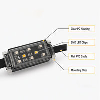 Lampe à points LED rectangulaire personnalisée en matériau PC, éclairage extérieur, étanche IP65, RGB DMX512, pour hôtel, maison