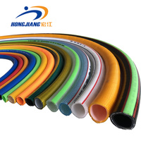 Selang Taman Fleksibel Hibrida PVC Transparan Berpenguat Serat Bersertifikasi ISO Tekanan Tinggi 3-8 bar -20C hingga 100C Panjang 10-20m