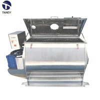Mélangeur à palettes à arbre unique en acier inoxydable 304/316 pour poudre alimentaire/alimentation
