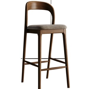 Tabouret <span class=keywords><strong>de</strong></span> bar moderne en bois pour hôtels et restaurants <span class=keywords><strong>Chaise</strong></span> <span class=keywords><strong>de</strong></span> bar Tabouret <span class=keywords><strong>de</strong></span> bar <span class=keywords><strong>Chaise</strong></span> haute <span class=keywords><strong>Chaise</strong></span> <span class=keywords><strong>de</strong></span> bar loft - Product Image 4