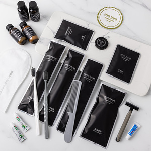 Kit de toilette jetable personnalisable pour hôtels et maisons d'hôtes, avec option logo, échantillons en stock et offre spéciale, comprenant un kit de brosses à dents pour salle de bain - Product Image 5