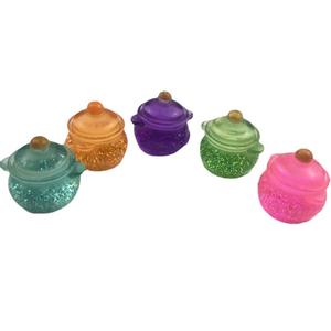 Mini Olla de Leche con Purpurina, Miniatura de Resina, Botella Pequeña Hecha a Mano, Pegamento para Decoración de Fundas de Teléfono - Product Image 5