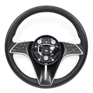 Volant de direction en bois personnalisé pour Mercedes Benz C43 C63 W221 W166 E250 X253 <span class=keywords><strong>E55</strong></span> - Product Image 2