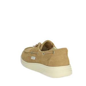 Zapatos Náuticos de Gamuza Beige para Hombre Liu-Jo, Estilo Slip-On, Casuales - Product Image 2