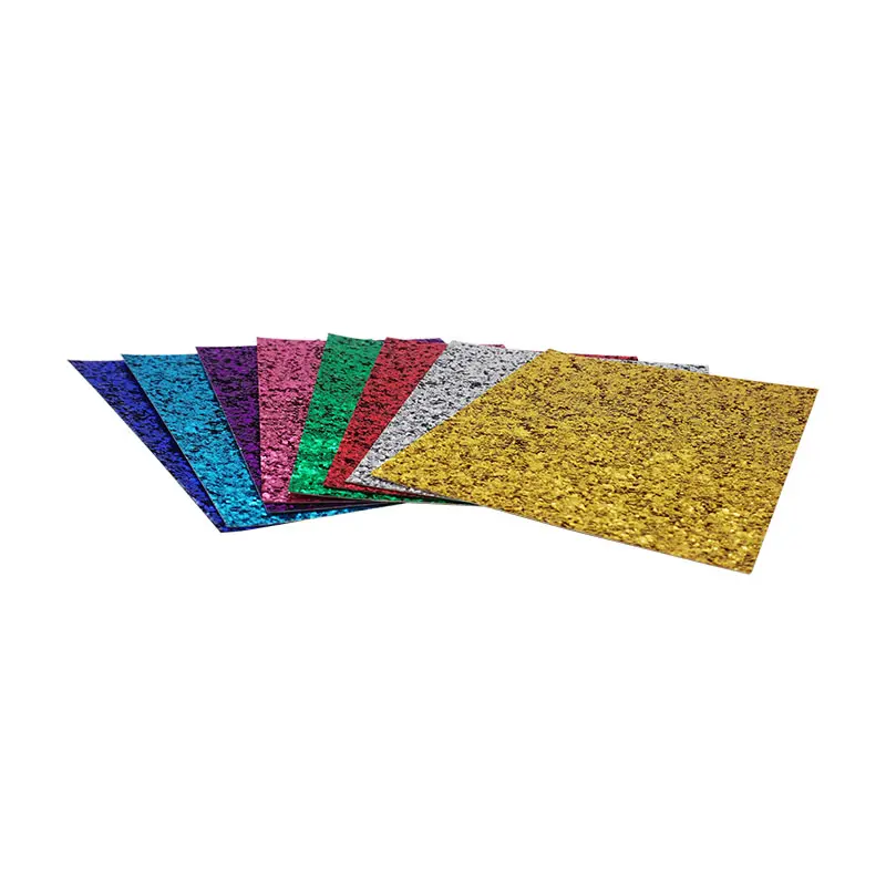 사용자 정의 반짝이 종이 150-300g 종이 공예를위한 다채로운 카드 스톡 종이