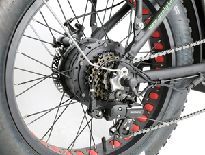 Vélo électrique pliable en aluminium avec cadre pliable de 20 pouces, batterie au lithium 48V 13Ah, pneus larges, moteur 250W, vitesses Shimano 7 rapports, freins à disque <span class=keywords><strong>Tectro</strong></span> - Product Image 4