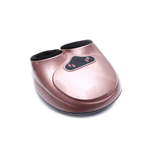 Electric Foot Massager Rose <b>Gold</b> Full Coverage With Heating And Remote Control For Feet And Legs - Product Image 1
