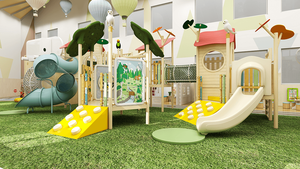 Muebles <span class=keywords><strong>de</strong></span> patio interior personalizables del fabricante <span class=keywords><strong>de</strong></span> China para el cuidado <span class=keywords><strong>de</strong></span> los niños después <span class=keywords><strong>de</strong></span> <span class=keywords><strong>clase</strong></span> con tobogán colorido <span class=keywords><strong>de</strong></span> varios tamaños - Product Image 5