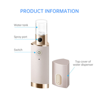 Mini Rociador Facial Eléctrico Portátil Recargable Multifuncional Nano