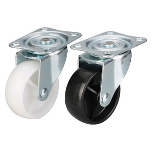 Mini Rack Swivel Caster 2.5 Inch Bolt Hole Type Durable Industrial Furniture Wheel Flat Bottom Active Series - Product Image 5