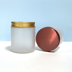 8 oz Cosmetic Plastic Empty Hair <b>Scrub</b> Body Butter Jars 4oz Cream Jar 250ml Frosted Plastic Shea Butter Containers With Gold Lid - Product Image 2
