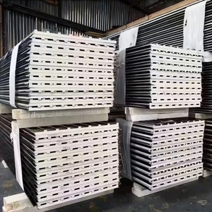 Panel Sándwich de Techo Económico de Espuma de Poliuretano y Aluminio <span class=keywords><strong>Teja</strong></span> Angola para Cobertizo de Edificio de Hotel - Product Image 2