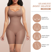 Faja Moldeadora Ligera Hexin con Tirantes Ajustables Talla Grande Lencería Invisible para Vestidos