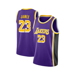 Commerce extérieur transfrontalier, maillots de basket-ball des New Jersey Nets, des Lakers, des Mavericks, des Clippers, des <span class=keywords><strong>Bucks</strong></span>, des Warriors, des James, en polyester gaufré - Product Image 5