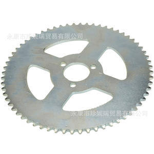 T8F 64 ฟันเฟืองเหล็กขนาด 29 มม. สำหรับอะไหล่ซ่อมมินิมอเตอร์ไซค์สกู๊ตเตอร์มาตรฐาน ISO - Product Image 1