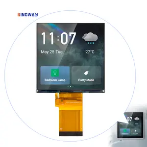 Tela de painel LCD com módulo de toque quadrado 480x480 polegadas personalizado com toque sem toque