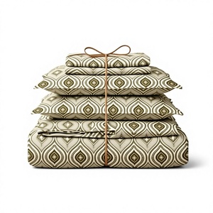 Twin Size Microfiber <b>Bedding</b> <b>Set</b> Soft Durable 400TC Florals Modern Style Bed Sheet <b>Set</b> Wholesale - Product Image 1