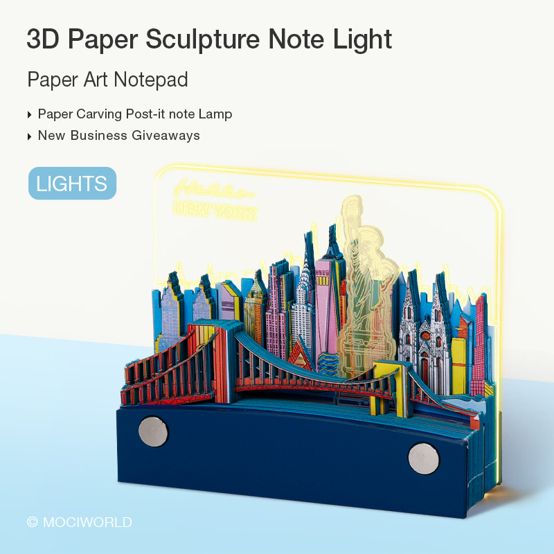 Wholesale 3D Paper Cut Memo Pad