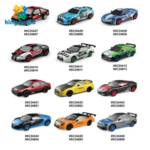 2.4GHz remote control car with light 1/24 4WD drift racing RC car model toy GTR JDM AE86 many brand vehicle two kinds of wheel
