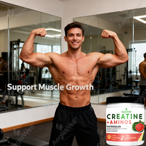 ครีเอทีน + อะมิโน 30 ซอง (รสแตงโม) - ครีเอทีนโมโนไฮเดรต 5,000 มก. + อะมิโน BCAA ผสม 5,000 มก. ต่อซอง - Product Image 4