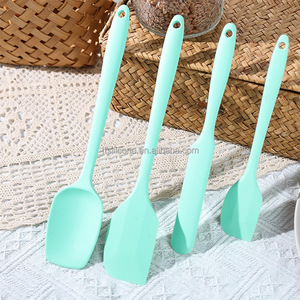 Ensemble <span class=keywords><strong>de</strong></span> spatules flexibles en silicone <span class=keywords><strong>de</strong></span> qualité alimentaire résistant à <span class=keywords><strong>la</strong></span> chaleur antiadhésif écologique cuisine cuisson grattoir pâtisserie - Product Image 1