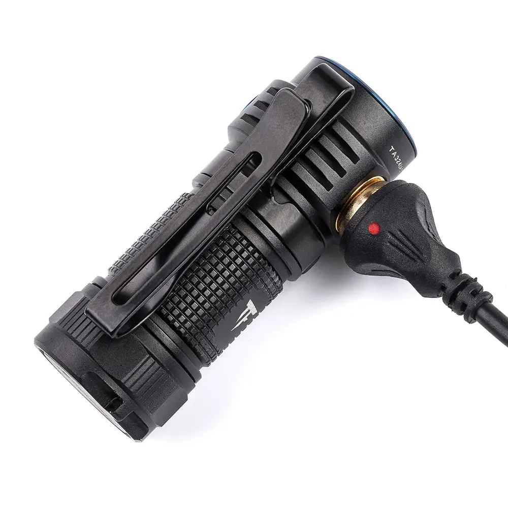 Trustfire-Llavero magnético MC1, recargable por USB, compacto, EDC, luz LED de carga magnética, linterna fuerte