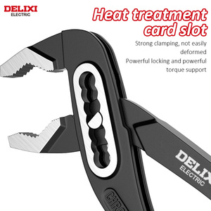 คีมปากจิ้งจก Delixi 8 นิ้ว ปรับได้ 7 ระดับ สำหรับปั๊มน้ำ ประแจท่ออเนกประสงค์ ราคาถูกจากโรงงาน - Product Image 3
