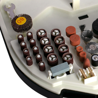 FIXTEC Vente en gros d'usine, outil rotatif 135W, mini-meuleuse, ensemble de 210 accessoires, outils électriques