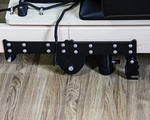 Cama Reformer de Pilates Plegable de Gama Alta QueenLife de Madera de Arce Blanco con Cajón y Tabla de Salto - Product Image 6