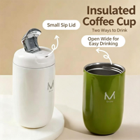 Nouvelle tasse de poche en acier inoxydable 316, mini thermos portable à isolation sous vide, gobelet à café de voyage, bouteille d'eau, logo personnalisé