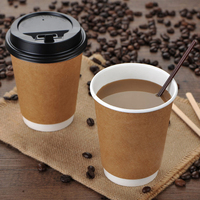 Tapas para Vasos de Café Desechables de Papel, Ecológicas, con Logotipo Personalizado, para Bebidas Frías y Calientes, Té, Chocolate Caliente, Té con Leche, Cafetería