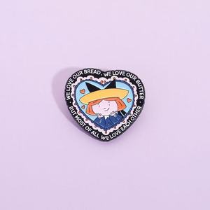 Spilla in lega carina piccola strega-spilla in stile giapponese e coreano per accessori per Outfit versatili, regalo all'ingrosso - Product Image 1