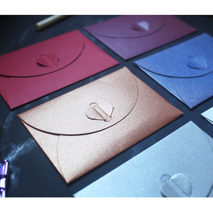 Lời mời đám Cưới Quà Tặng mini kích thước đa màu sắc nghệ thuật giấy phong bì màu đỏ tùy chỉnh giấy phong bì - Product Image 4