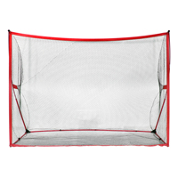 Filet d'entraînement de golf 10'x7' OEM avec base en acier et tige en fibre de verre, filet de pratique de golf en PE avec sac de transport Oxford pour l'entraînement de golf