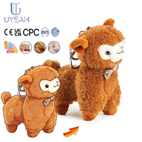 Uyeah OEM/ODM Peluches personnalisées douces d'animaux sauvages (cheval, chameau), jouets en peluche, porte-clés, poupées, cadeaux, vente en gros