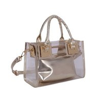 Nouveau sac magnétique tendance en gelée transparente style coréen pour femme, sac à bandoulière de plage mère-enfant pour l'été